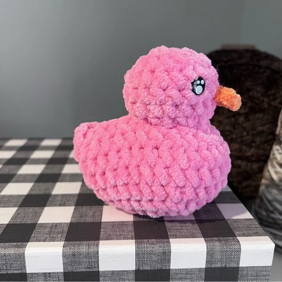 Crochet Armigurumi Rubber Ducky Handmade by Petunias Plushie Patch, Nee - Picture 7 of 7